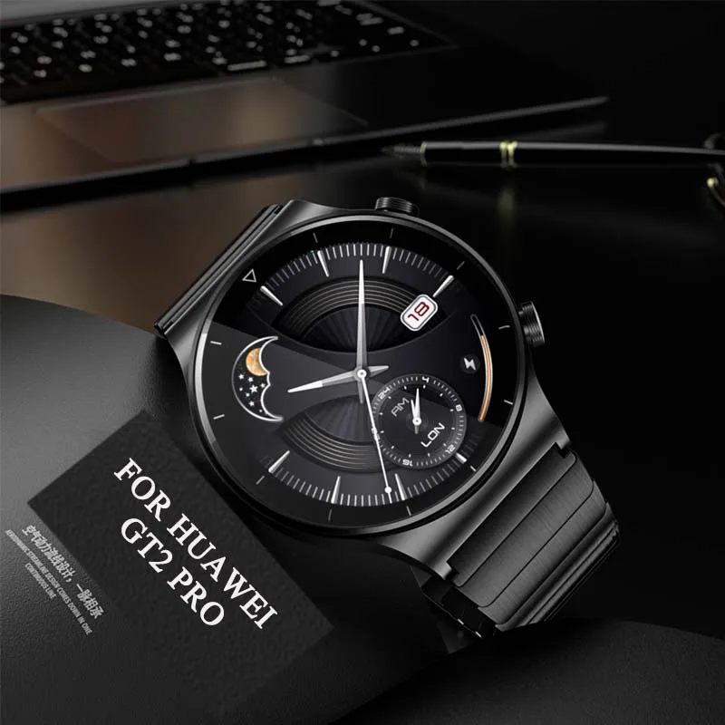 original titanium grey strap for huawei watch gt2 pro 22mm stainless steel correa metal watch band for gt2 46mm gt2e wrist band free global shipping