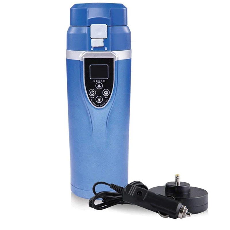 350 мл электрическая умная Автомобильная нагревательная чашка дорожная