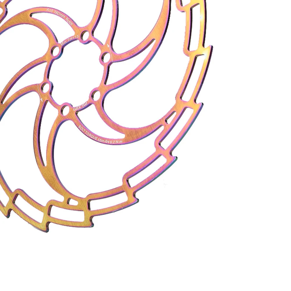 

Mountain Bike Brakes Disc 160/180mm CNC MTB Bicycle Disc Brakes Pads Colored Mountain Bike Brake Fitting Bicycle Accessories