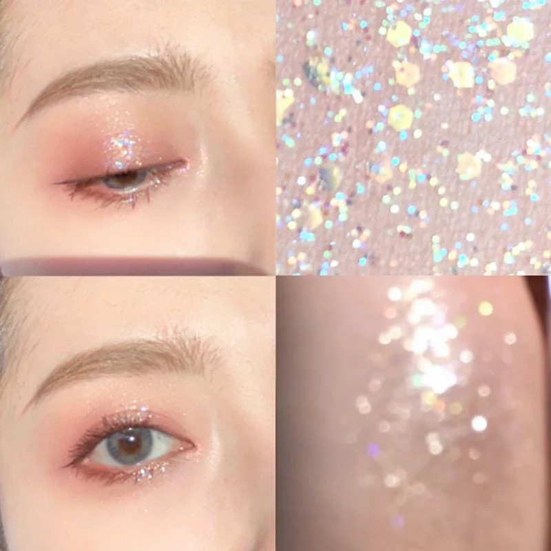 6 цветов набор жидких теней для век с металлическим блеском мерцающие красивые