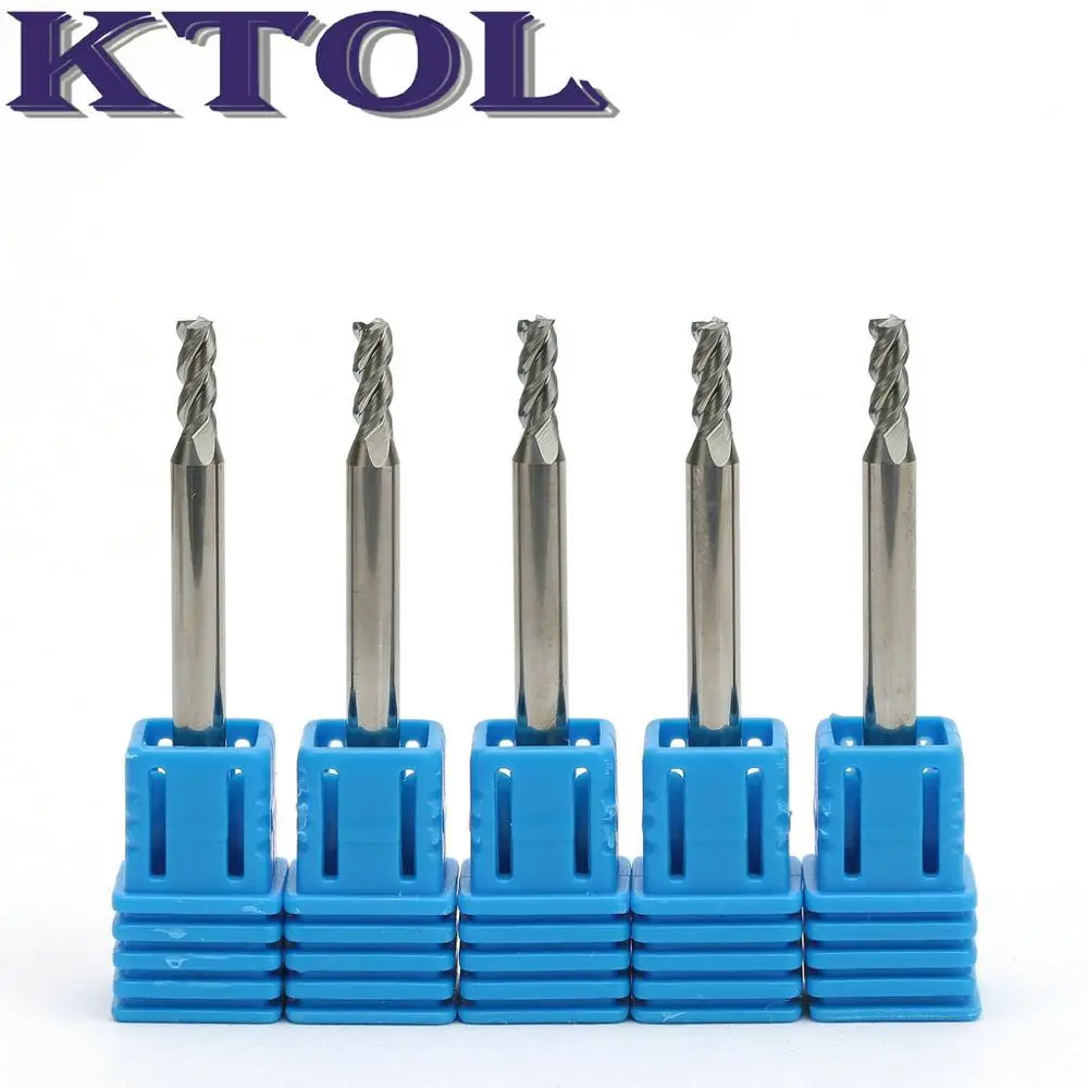 Концевая фреза с 3 канавками 4*3*8 мм алюминиевая Фрезы ЧПУ спиральные вольфрамовые