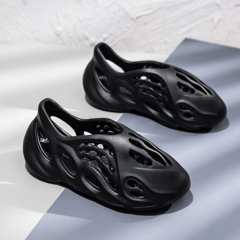 

Summer Casual Women's Men's Sandals Camouflage Couple Coconut Hole Shoes Trendy Hollow-out Roman Style Beach Shoes Sandals Women