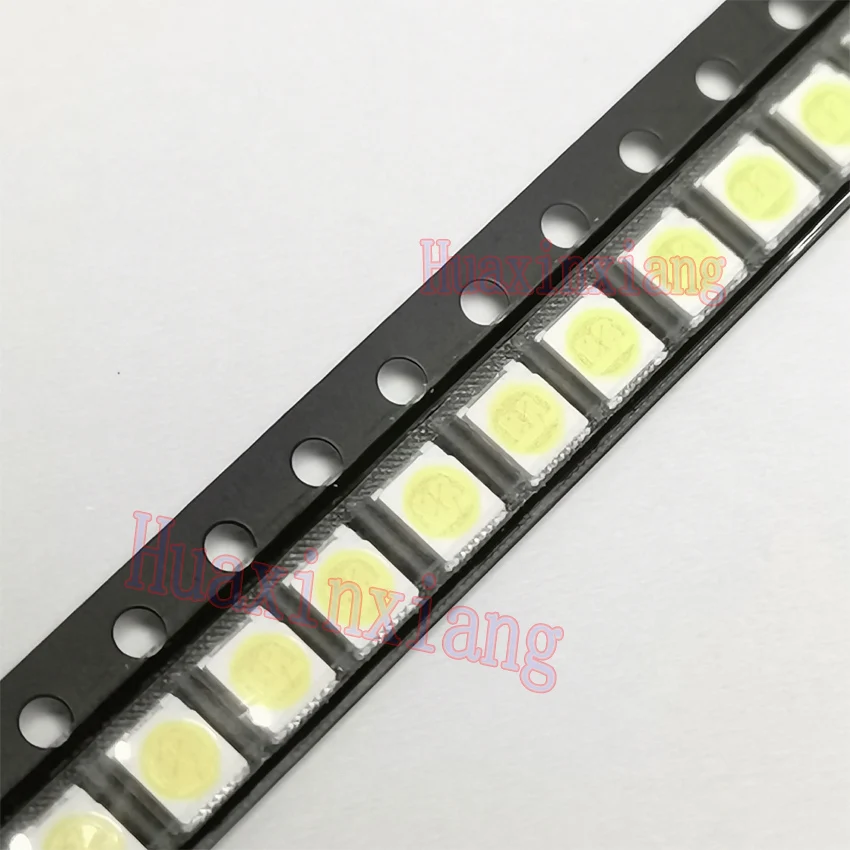 100 шт./лот Jufei 3528 SMD LED 2835 6 в холодный белый 96 лм для ТВ LCD подсветка|2835 6v|smd ledsmd led |