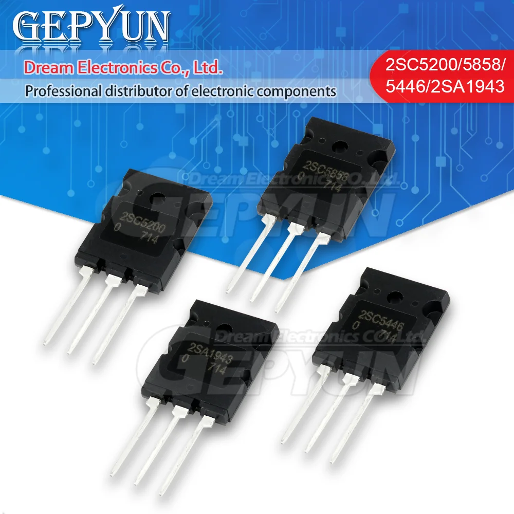 5PCS 2SC5200 TO-3P C5200 TO-3PL 5200 2saeas 2SC3998 aeas