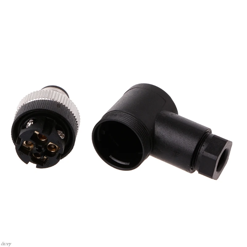 Разъем датчика OOTDTY PG7 IP67 4/5/8 Pin штекер/гнездо прямой/правый угол M12