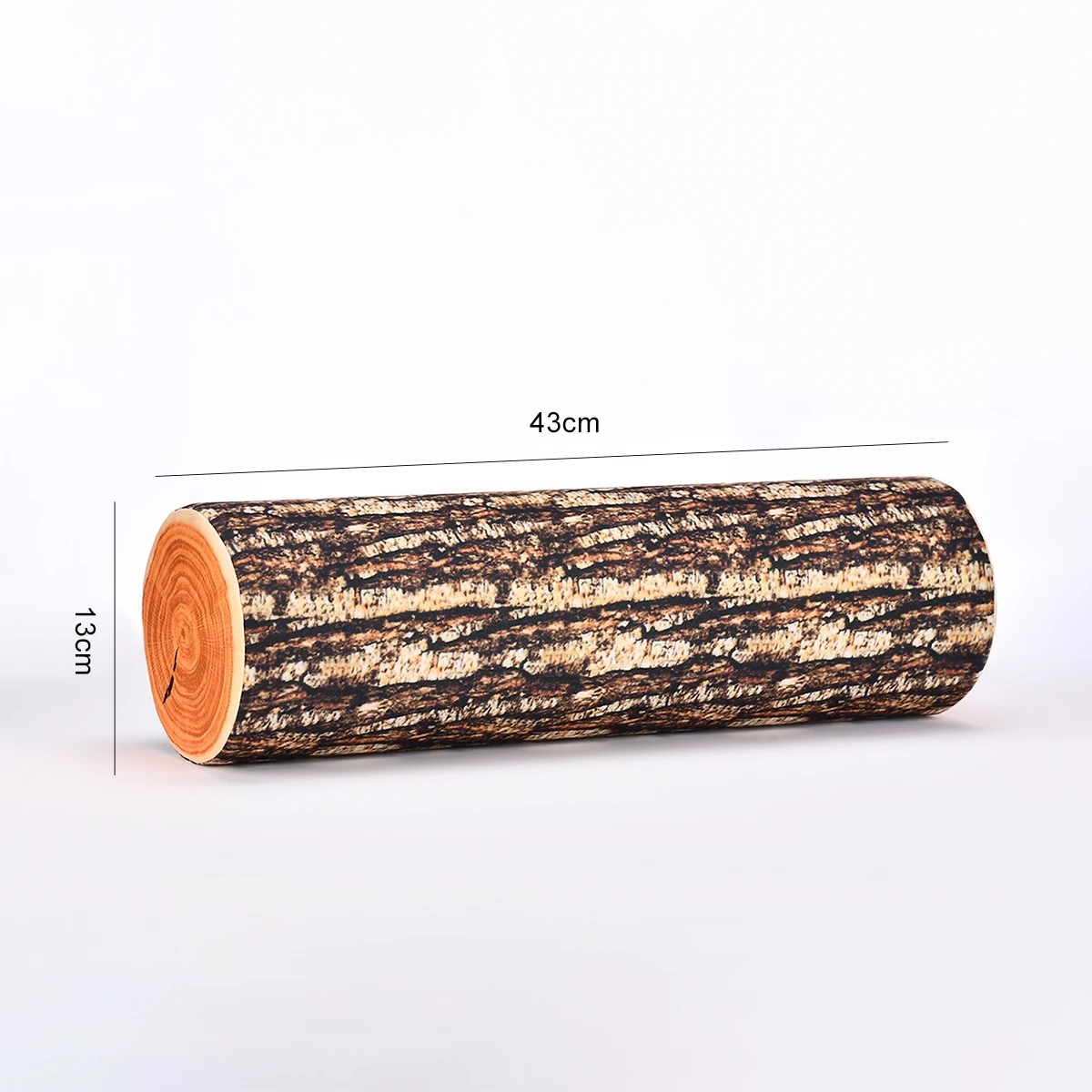 

Creative Decorative Simulation Log Cushion Gentle Touch Sofa Room Car Log House Wood Grain Stump Pillow Fun Interior