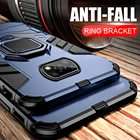 Противоударный чехол для Xiaomi Poco F3 X3 F2 Pro F1 Redmi Note 9T 9S 9 9A 9C NFC, автомобильный магнитный держатель, защитное кольцо