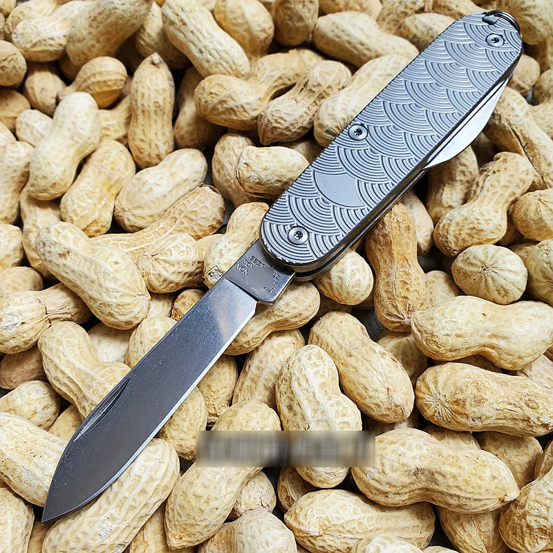 Складной нож из титанового сплава для повседневного использования резки полой