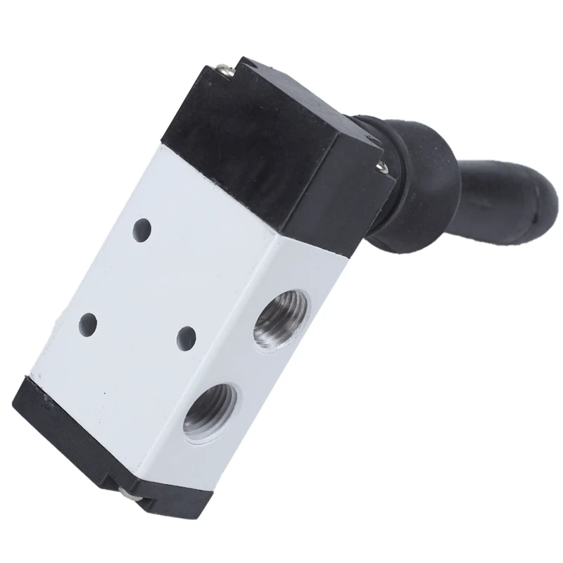 Pneumatic Air Inlet 2 Position 5 Way Manual Hand Pull Valve Gray+Black Promotion | Строительство и ремонт