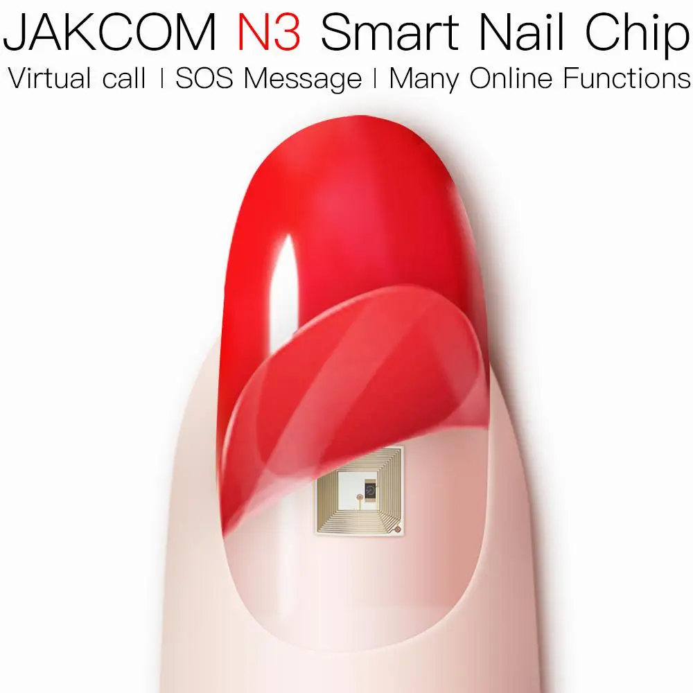 

JAKCOM N3 Smart Nail Chip Super value than designer swimsuit kit w37 hw22 smartwatch tws watch men wristbands wrist