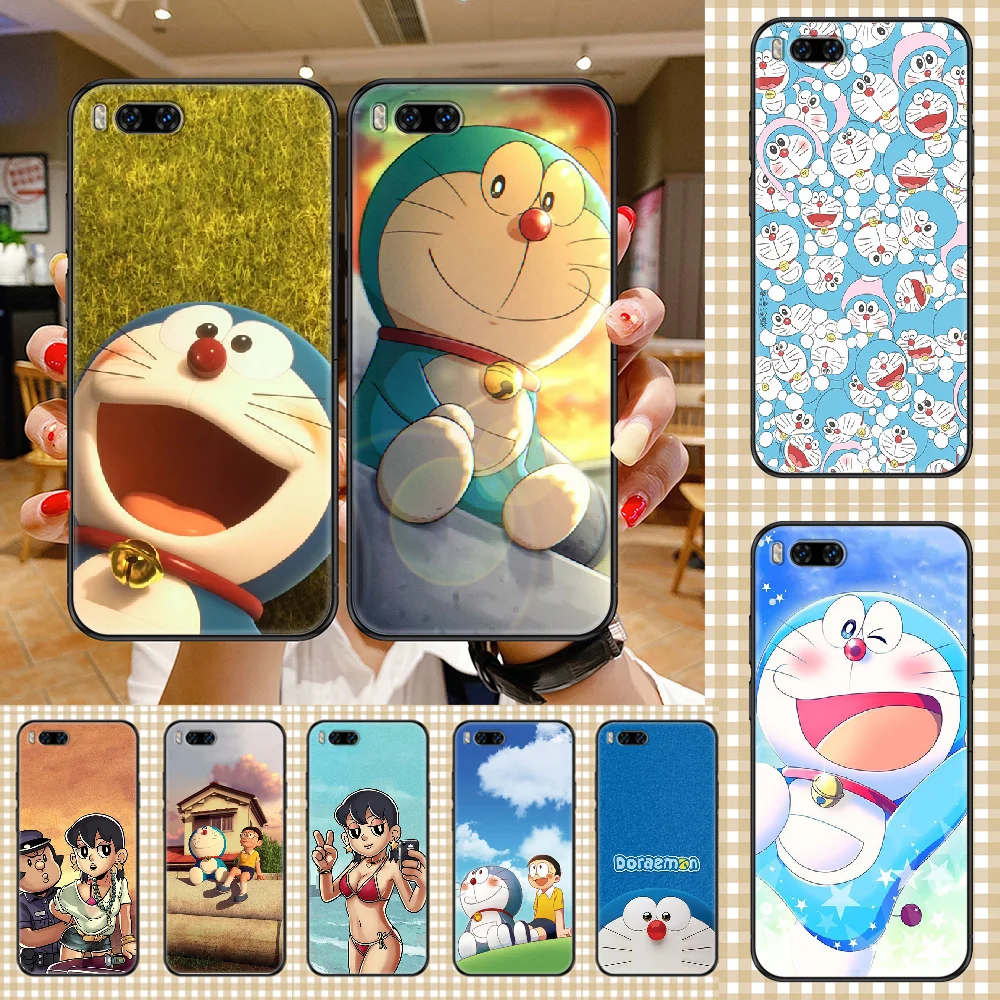Милый мультяшный чехол Doraemon для телефона Xiaomi Mi Max Note 3 A2 A3 8 9 9T 10 Lite Pro Ультрачерный