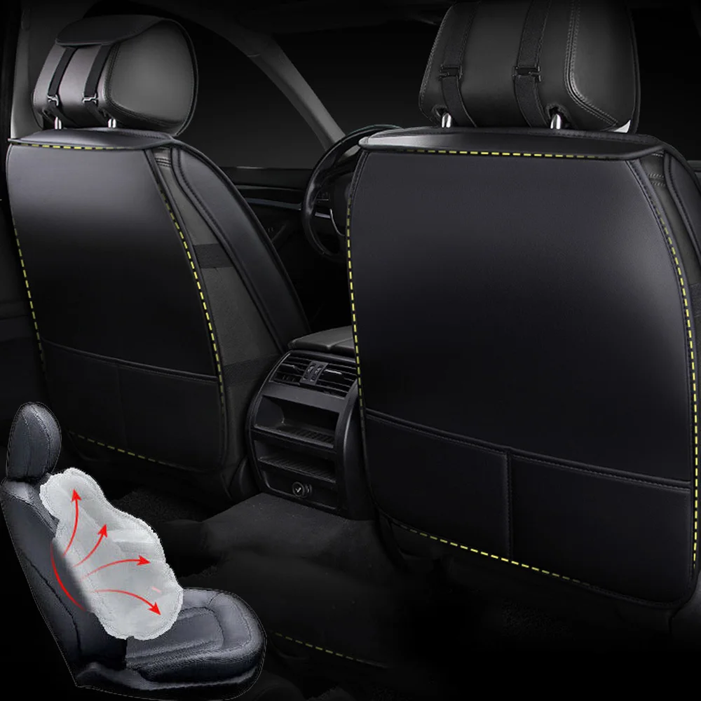 Кожаные чехлы на сиденья автомобиля автомобильные для Mercedes Benz M Class Ml350 Ml320 W163 W164 W166