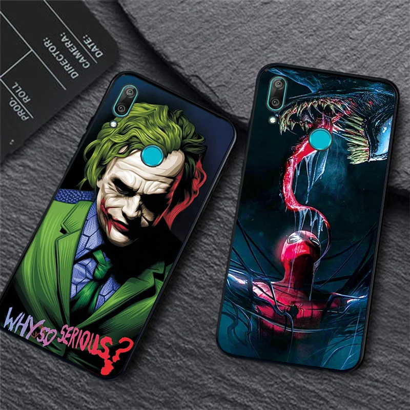Черный ТПУ чехол для телефона Marvel Hero для huawei Honor 8X, чехол для huawei Honor 6X 7X 8X, чехол s huawei Honor 9X 9X Pro, задняя крышка