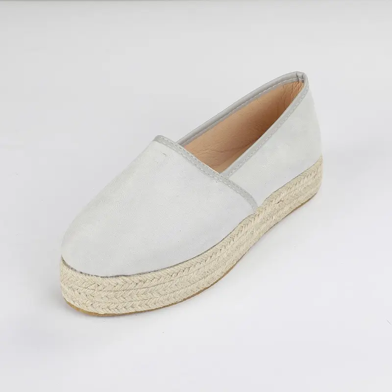 

Faux Suede Espadrilles Shoes Casual Loafers Women Flats 2020 New Ballet Flats Ladies Zapatos Mujer