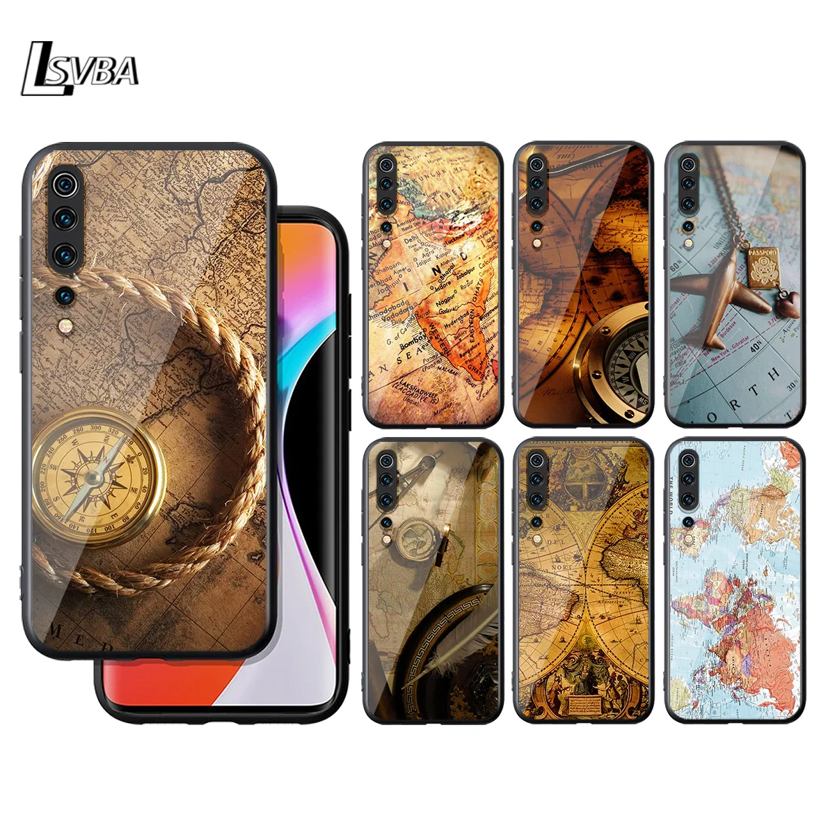 

Travel Around World Map For Xiaomi Mi 11 10i 10T Note 10 Ultra CC9E CC9 9T 9 SE 8 A3 Lite Pro 5G Phone Case