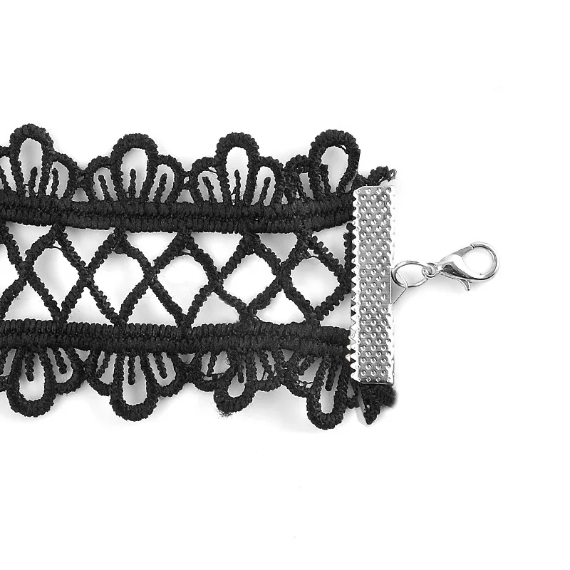 Summer Newest Fashion Jewelry Accessories Sexy Hollow Out Lace Black Choker Necklace For Couple Lovers | Украшения и аксессуары