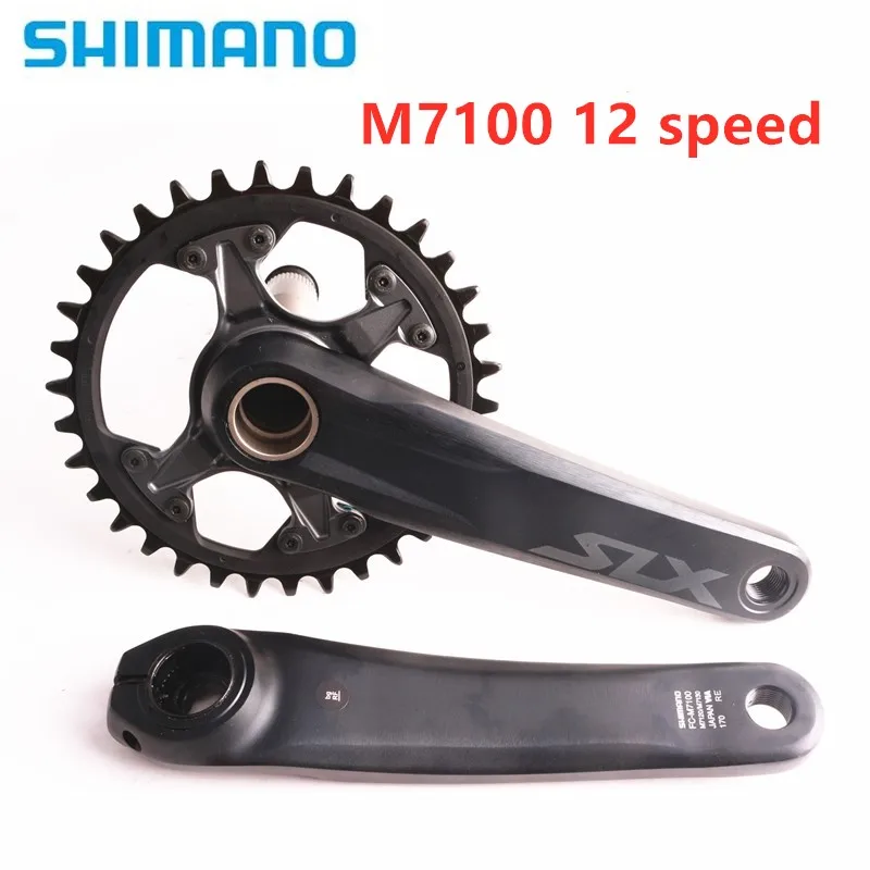 SHIMANO SLX M7100 DEORE M6100 170/175 32/34T кривошипная система 1X12S MTB велосипед 12 Скоростей