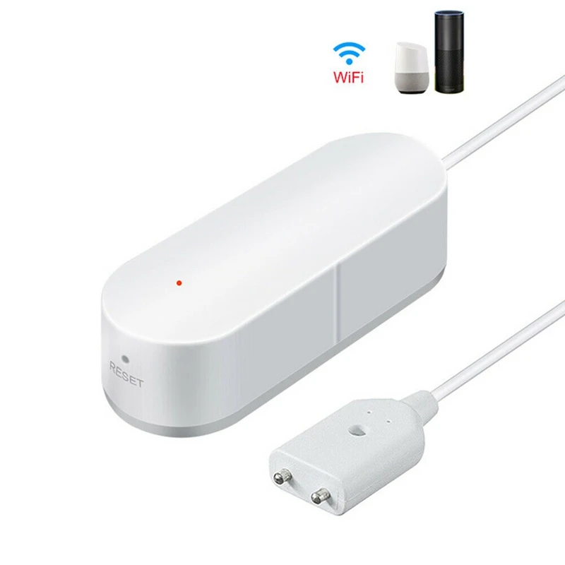 Смарт-датчик утечки воды AMS-WiFi детектор уровня с сигнализацией приложением Tuya Alexa