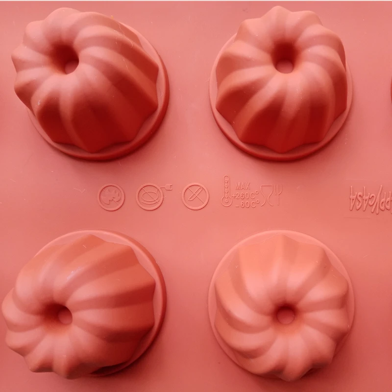 1 шт. силиконовая форма для выпечки 8 ячеек | Дом и сад