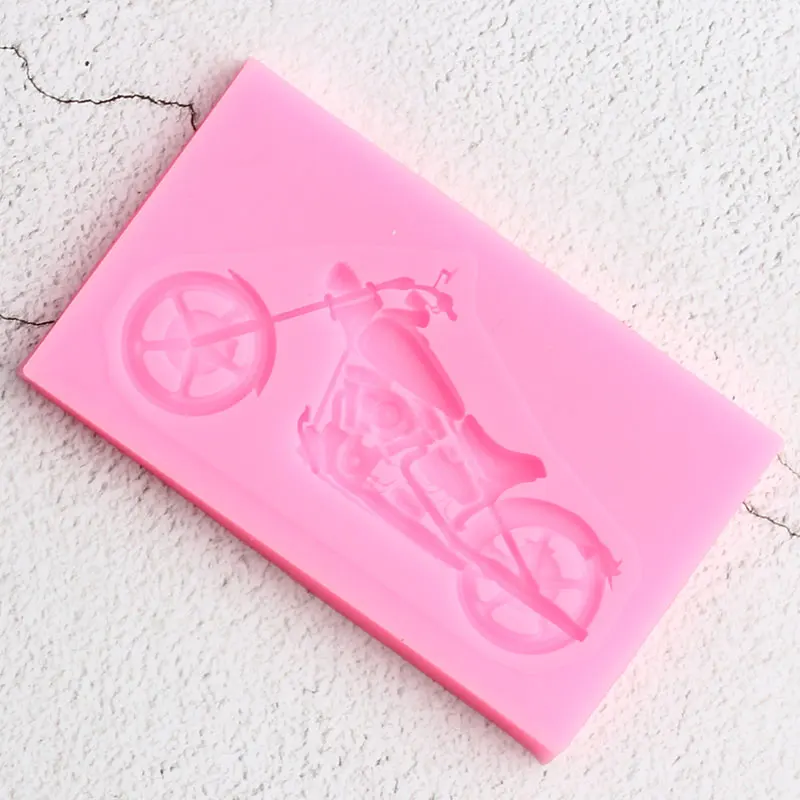 3D мотоциклетные силиконовые формы сделай сам для детского дня рождения форма