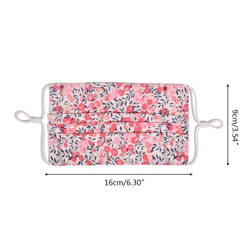 

Reusable Washable Adult Printing Cotton Mouth Mask -pollution -smog Dustproof Breathable Face Cover