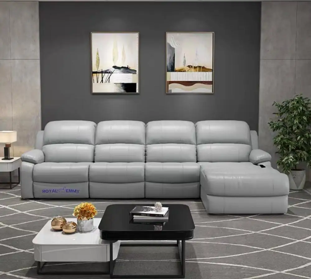 CBMMART современный американский стиль из натуральной кожи откидной диван