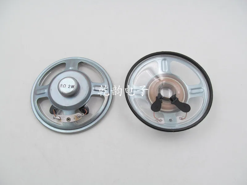 

2pcs 76MM 8Ω 2W Speaker transparent Waterproof horn 8ohm Home Audio Loudspeaker