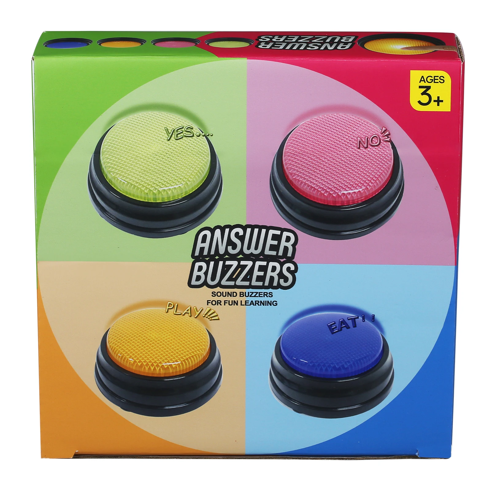 

Recordable Talking Button Phonograph Answer Buzzers Voice Recording Sound Button Portable Pets Kids Interactive Toy Noise Makers