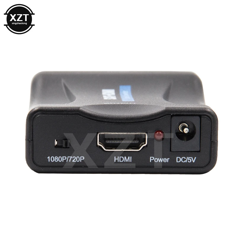 Высококлассный преобразователь 1080P HDMI на SCART Видео Аудио AV сигнальный адаптер HD