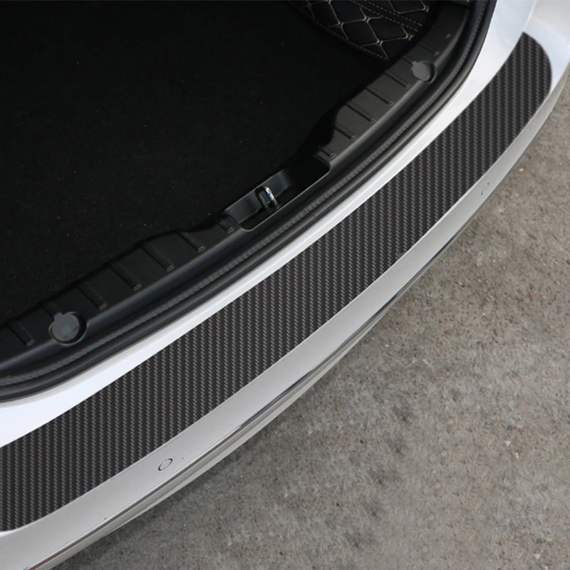 Автомобильная наклейка из углеродного волокна полосы бампер жилетов с