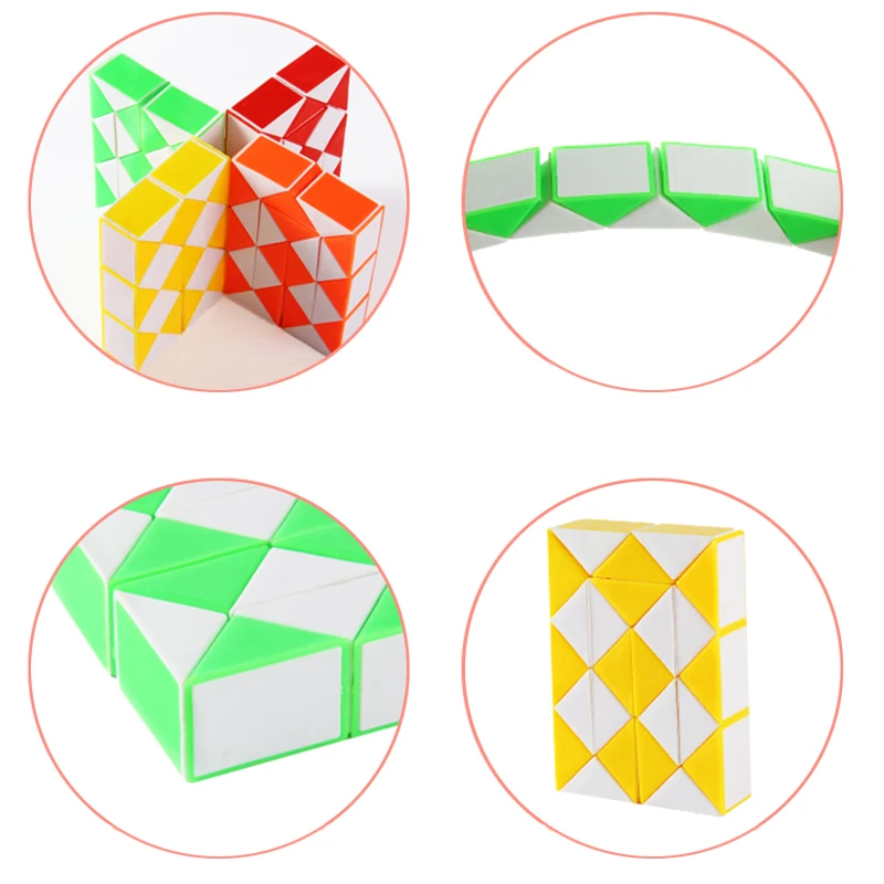 Змея твист антистресс антистрессовый куб складной деформационная линейка