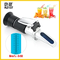 rz brix refractometer 050 sugar food beverages atc concentration rz137 saccharimeter meter tool test handheld