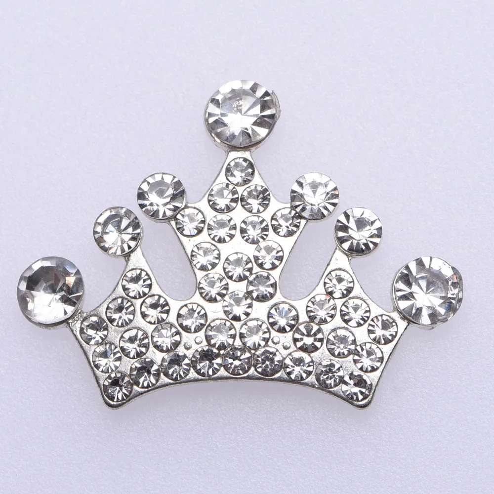 Crystal Crown Metal Charms Designer Croc Accessories Clog Shoe Button Decoration Lovely Little Bear Charm for Croc Shoes