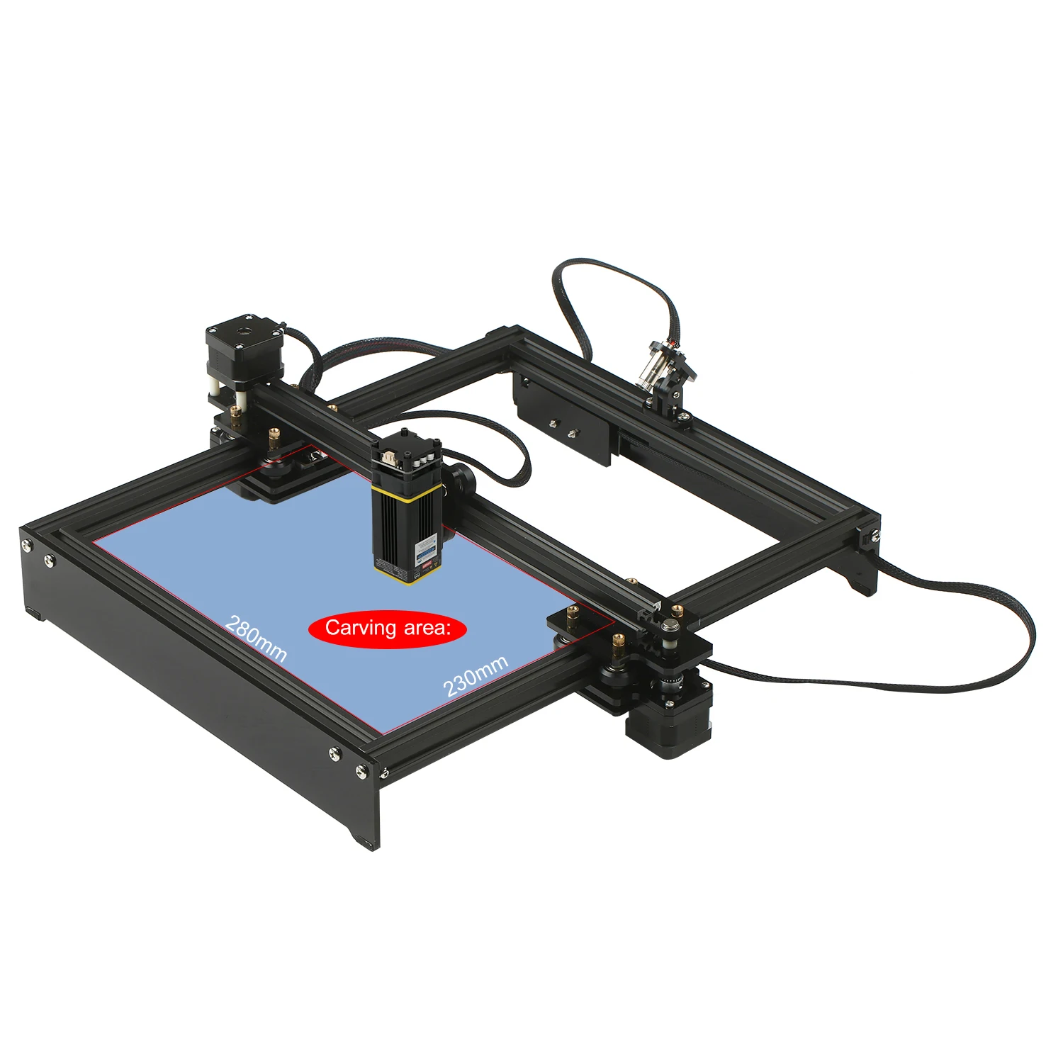 Лазерный гравировальный станок 30 Вт настольный лазерный гравер сделай сам с