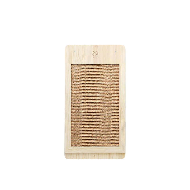 

Cat claw board solid wood cat claw board nest cat claw pad vertical sisal claw grinder wear resistant cat claw proof sofa cat su