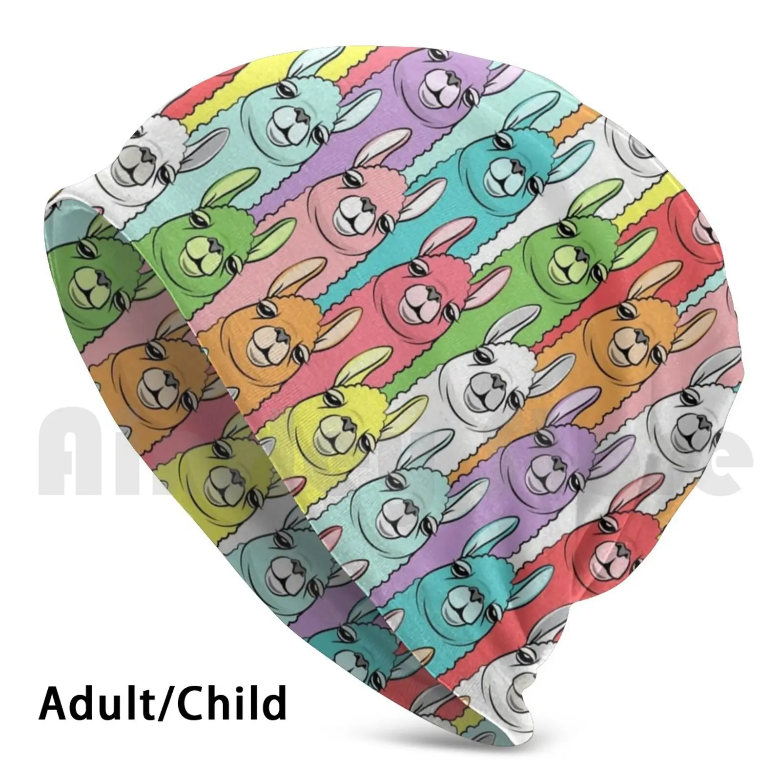 

Радуга ламы шапочка для хеджирования Кепки Сделай Сам Печать Подушка ламы Радуга ламы Радужная Пастель весело Животные маленькие стрелки д...