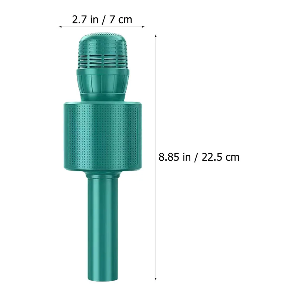 

2pcs Handheld Karaoke Microphone Portable Mic Wireless Mic Speaker KTV Supply