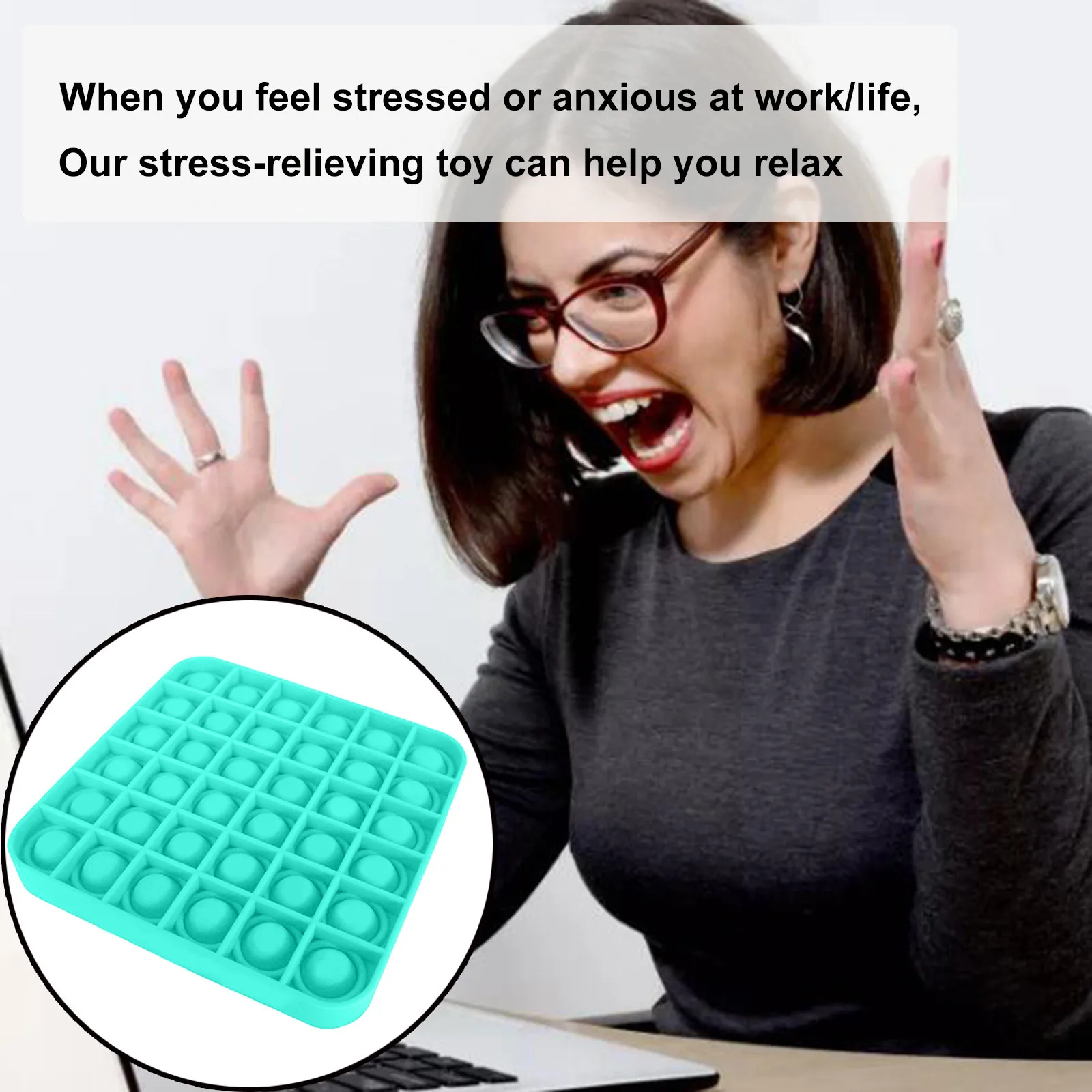 

Autism Special Needs Stress Reliever Stress Toys Soft Squeeze Toy Push Bubble Fidget Sensory Toy Increase Focus Educational Toys