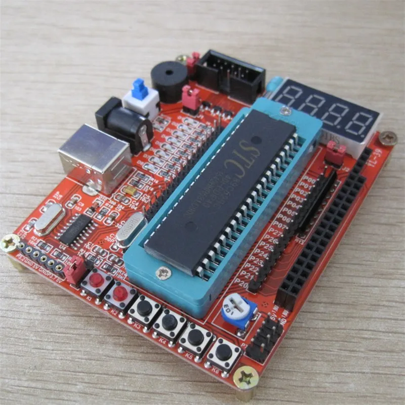51/AVR микроконтроллер основная макетная плата STC89C52RC/51MCU экспериментная