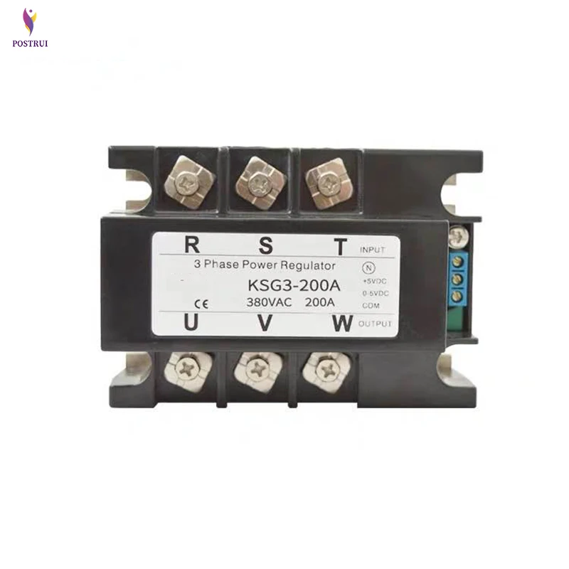 KSG3 200A Трехфазный твердотельные реле постоянного тока Напряжение Регулятор