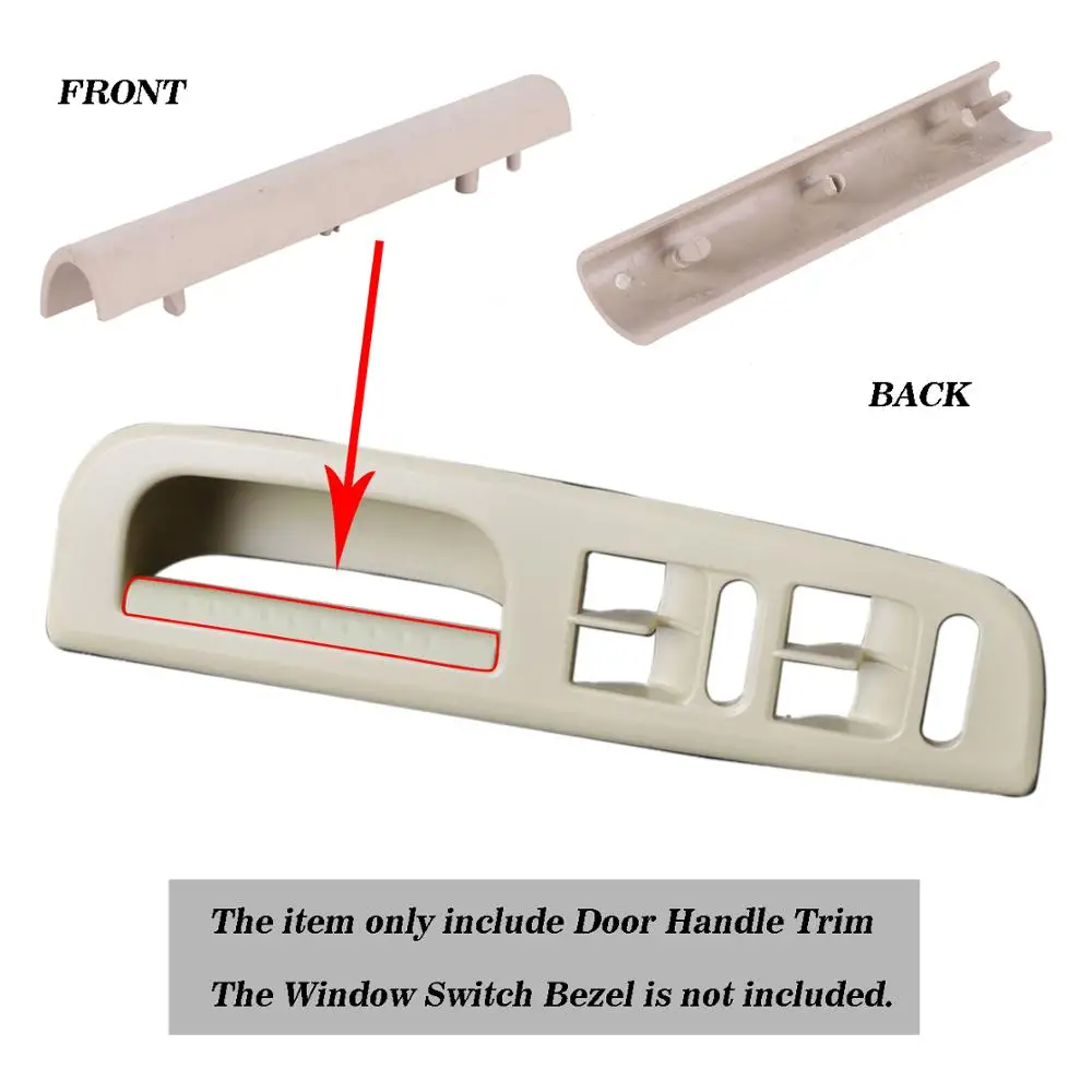 Внутренние детали автомобиля отделка дверной ручки для VW Passat B5 Golf 4 Jetta MK4 GL GLS GLI GLX