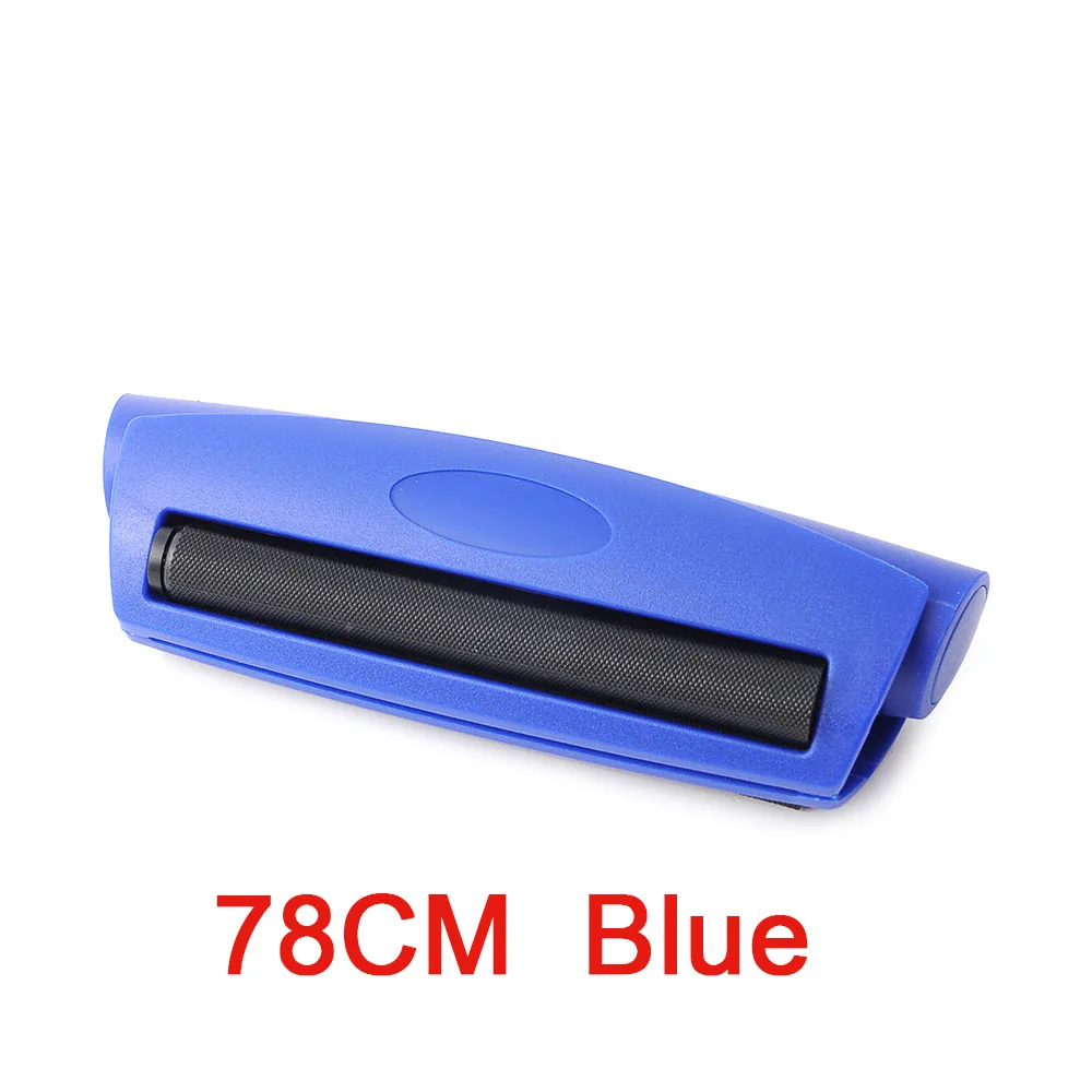78mm Blue Машина для завальцовки сорняков шарнирный ролик 78 мм 110 мм Kingsize Руководство DIY Ручная легкая сигарета делает конусную сигарету для курения табака - Цвет: 78mm Blue