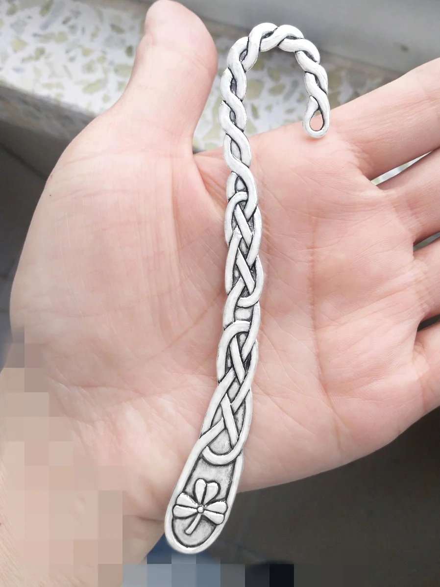 Закладки металлические серебристые 118 мм 5 шт.