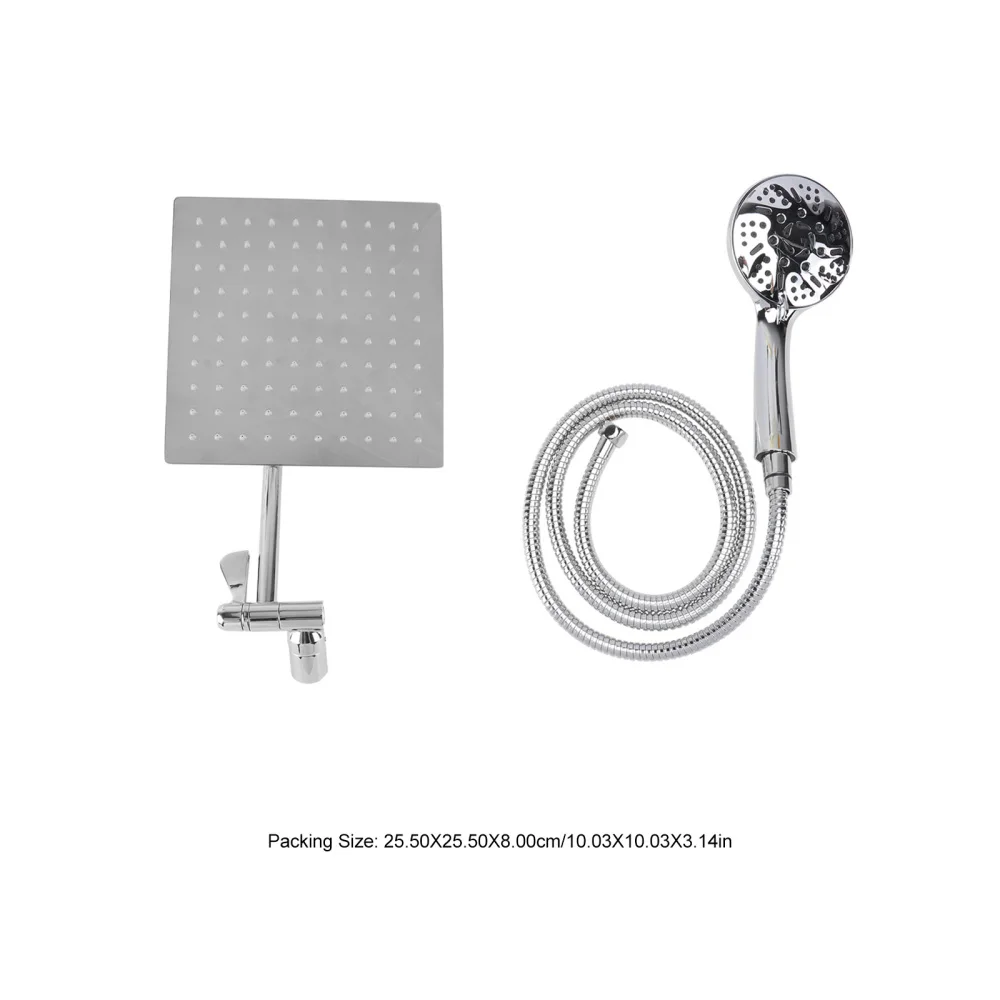 

1Set Stainless Steel Hose Self Installation Shower Accessory Silver