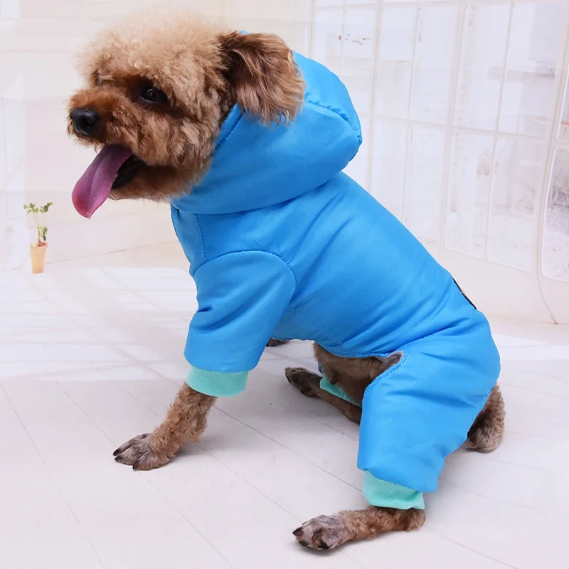 Pet Одежда с принтом в виде собак 4 брюки широкими штанинами комбинезон