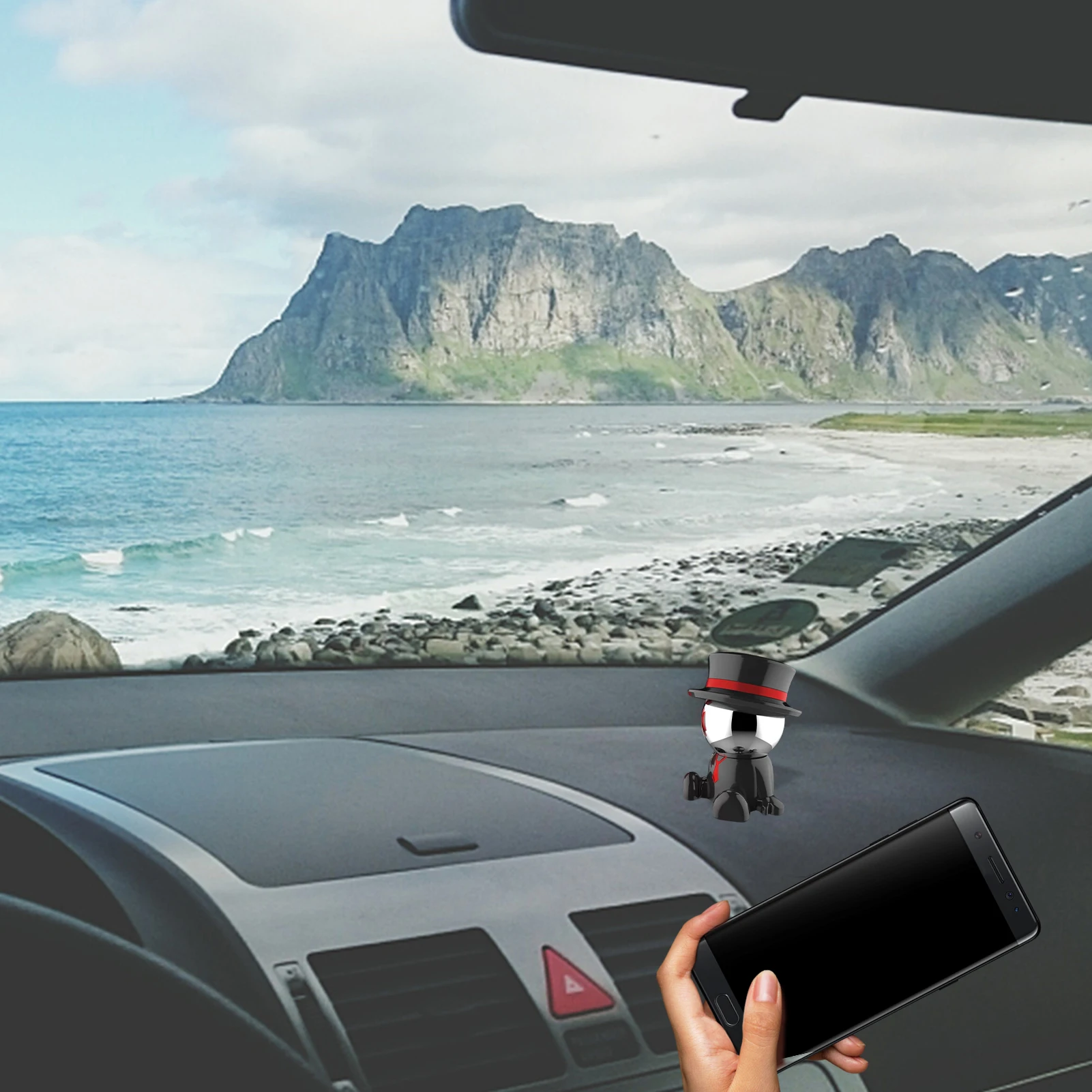 

Magnetic Support Phone Car Mount Universal Car Phone Holder for Dashboard