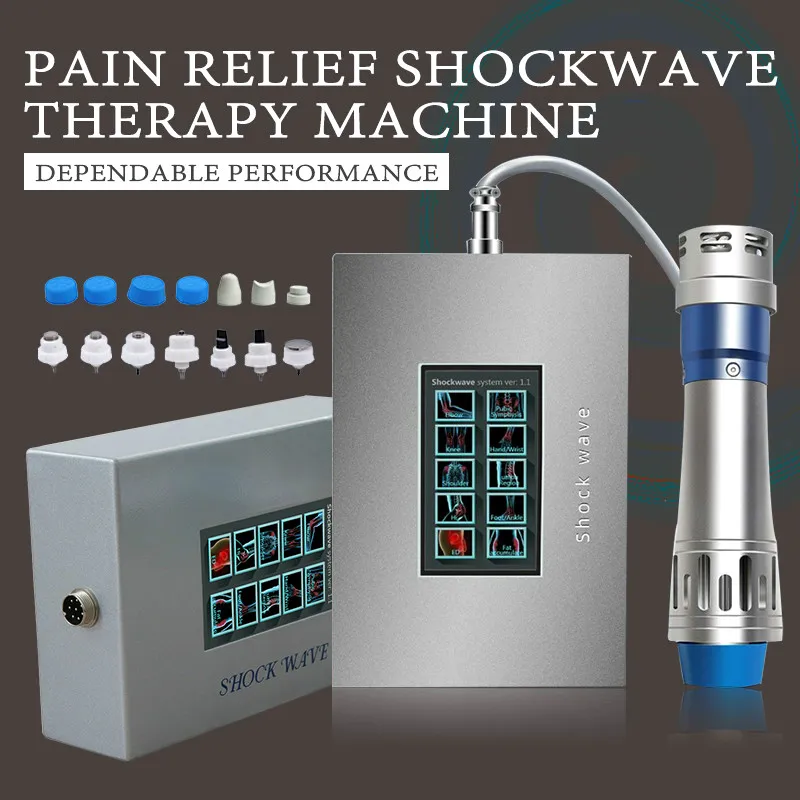 

Reduce Pain Function Physical Therapy Shock Wave Equipment Portable Radial Shockwave Therapy Macine For Pain Relief