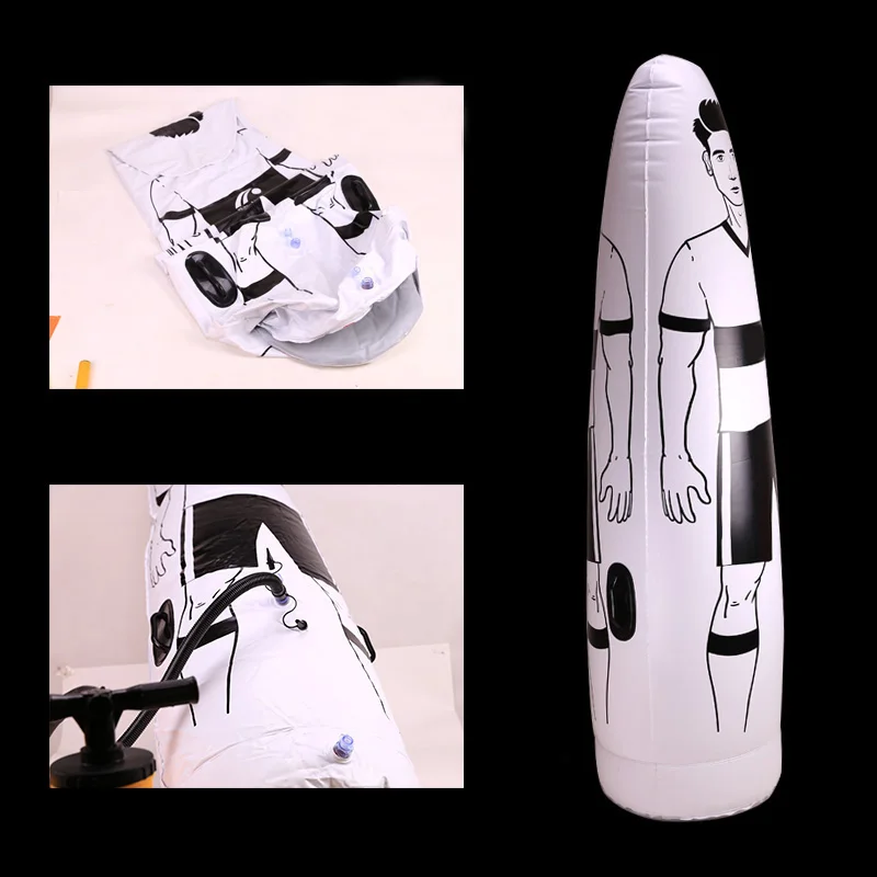 

1.75m Adult Children Inflatable Football Training Goal Keeper Tumbler Air Soccer Train Dummy FEA889