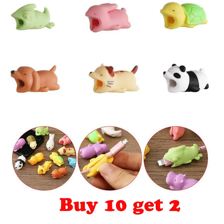 Милый защитный кабель для укуса животных защита кабеля передачи данных