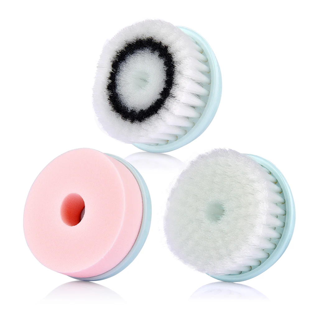 3 головки/набор многофункциональная электрическая щетка для чистки лица |